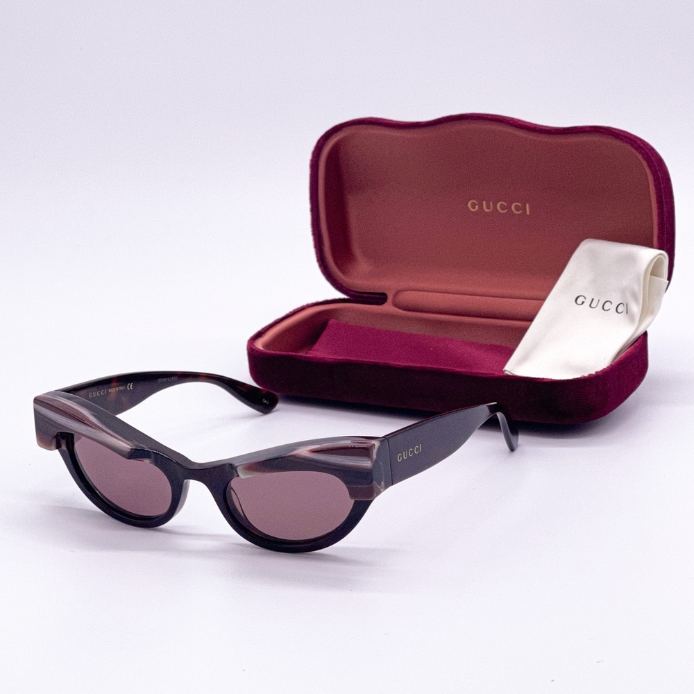 NEW GUCCI GG1167S 002 CAT EYE WOMEN SUNGLASSES GUCCI LIMITED EDITION EYEWEAR